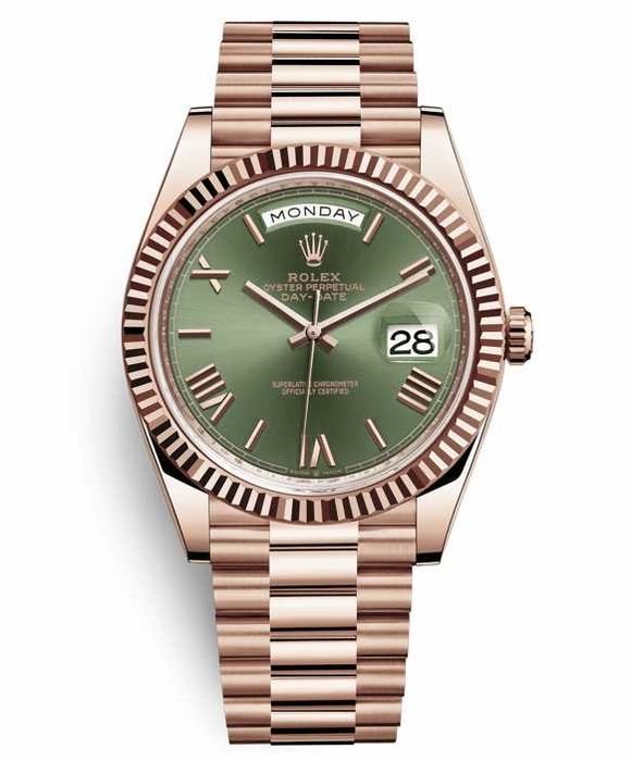 NEW Rolex Day-Date 40 mm Everose Gold
