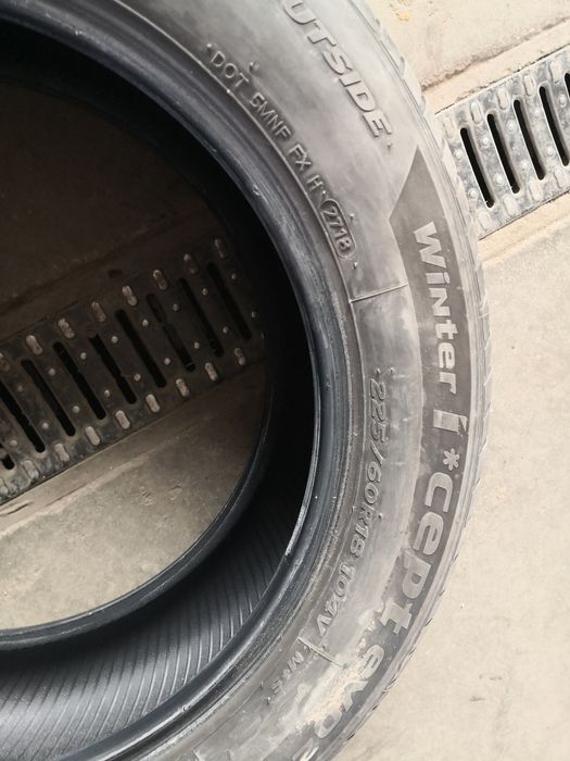 225 60 18 цола гуми като нови дот 20 continental RFT hankook