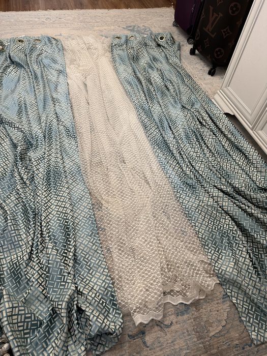 Штор и тюль в отличном состоянии