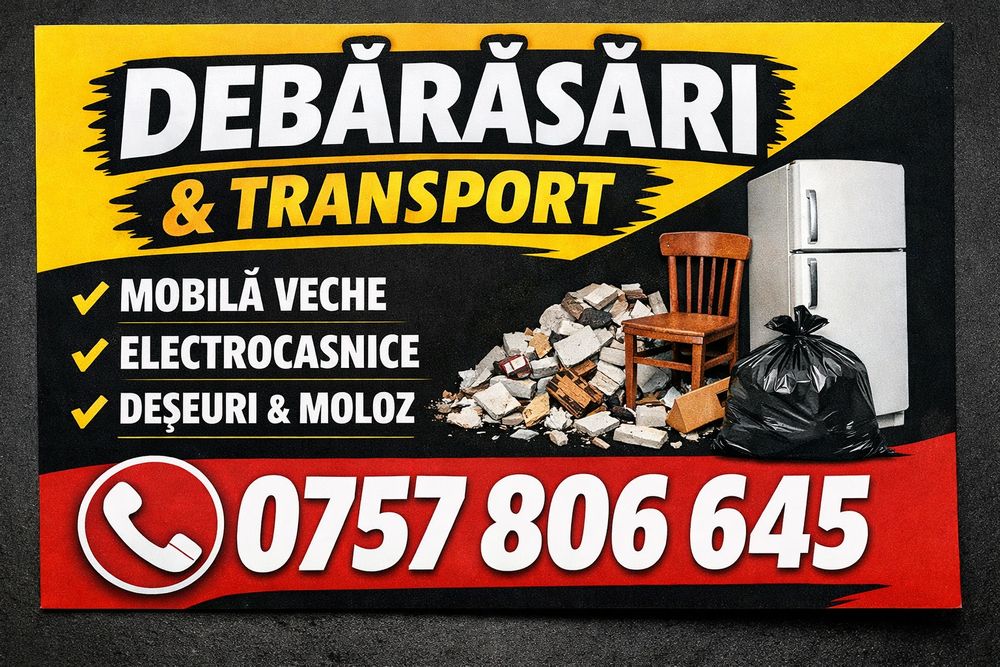 Debarasari mobila moloz
