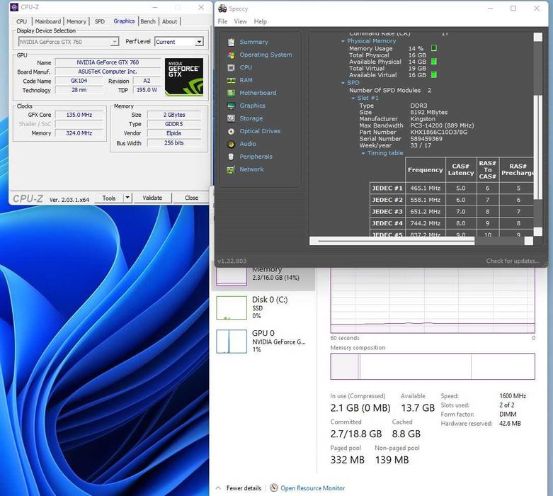 Asus GTX760 2Gb DDR5 OC