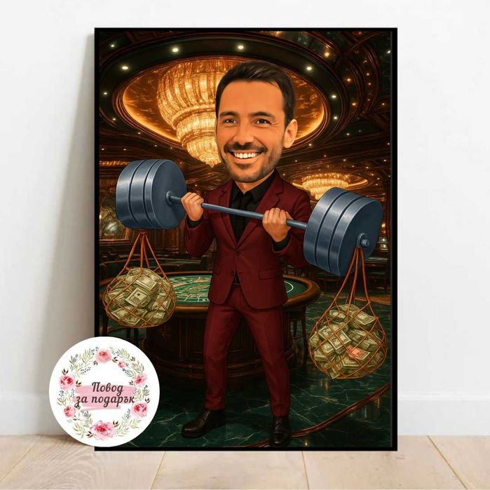 Дигитална карикатура за подарък