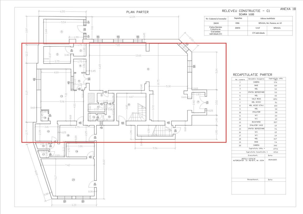 Spatiu pt restaurant de inchiriat - langa Castelul Peles