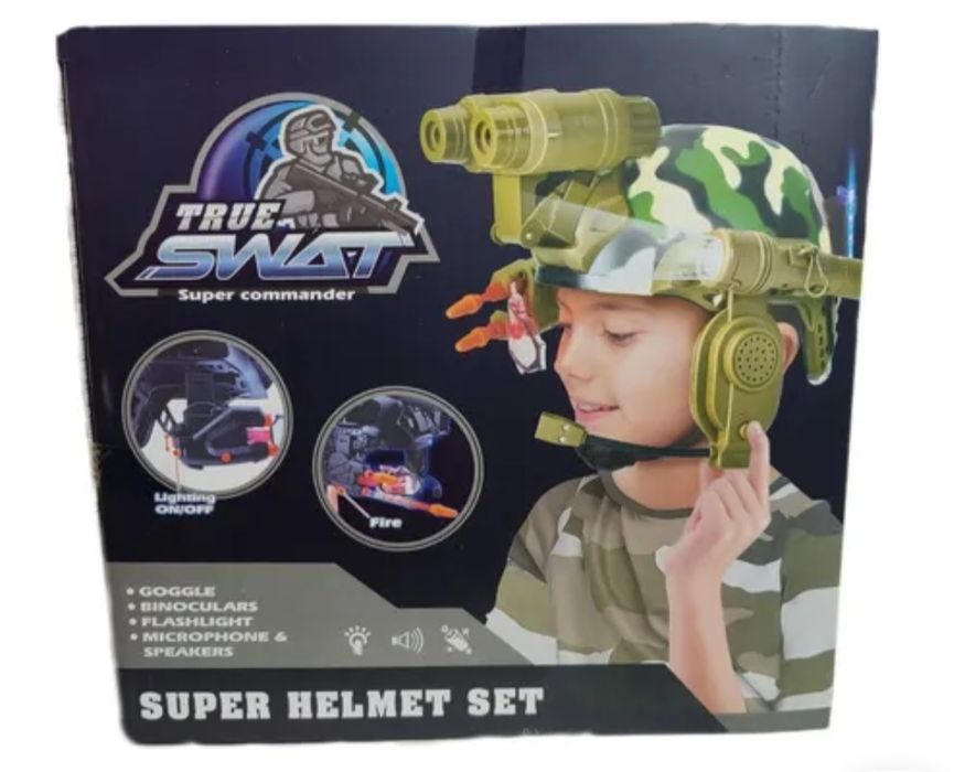 Игровой набор "Полицейский", шлем спецагент