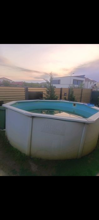 Piscina otel + motor/filtru