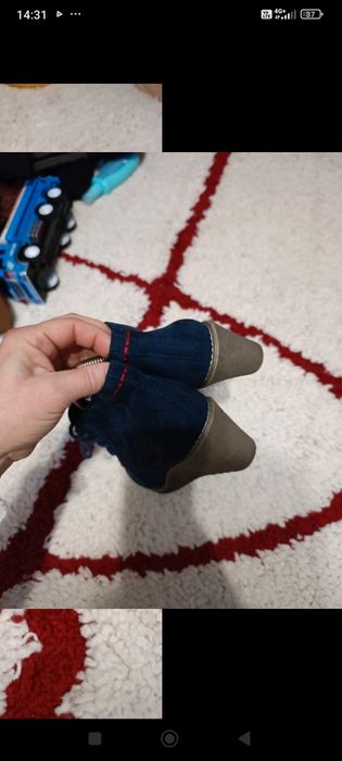 Cizmele Piele întoarsă cu platforma Atlantic