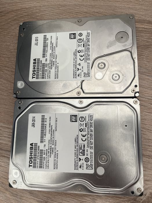 HDD 2 тб,500 гб