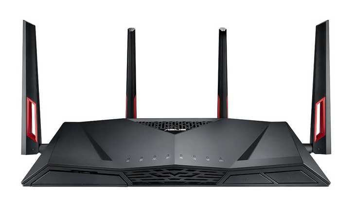 Router Gaming ASUS RT-AC88U, AC3100, Dual-Band, AiMesh, 4 antene Wi-Fi