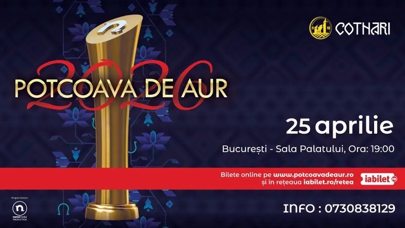 Vând 3 bilete POTCOAVA DE AUR 2026
