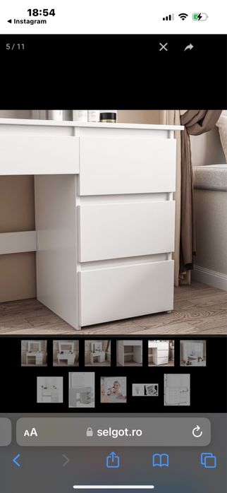 Masa de machiaj (pozele sunt pentru model, detalii în chat pt poze)