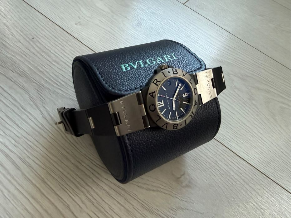 Ceas Bvlgari Diagono Titanium Carbon automat schimb cu hublot cartier breitling omega