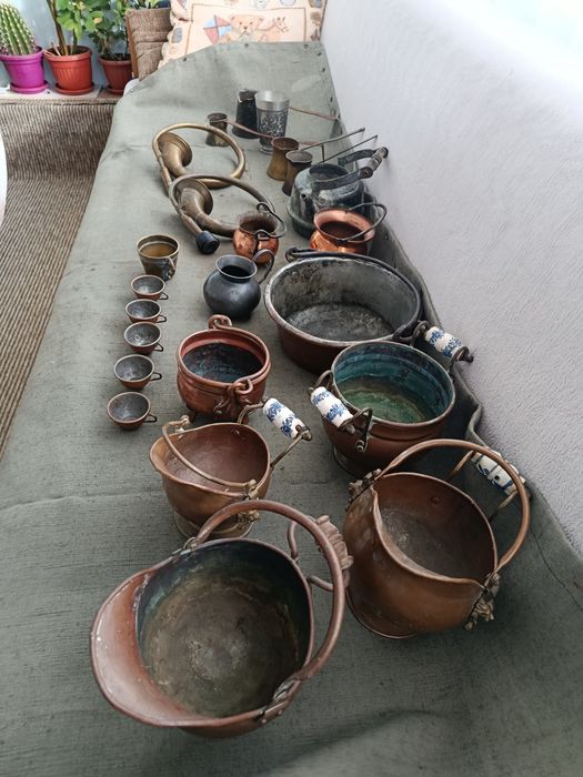 Медни съдове за декорация