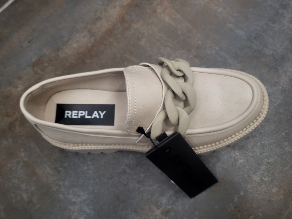 Replay LOAFERS бежови НОВИ 36 номер