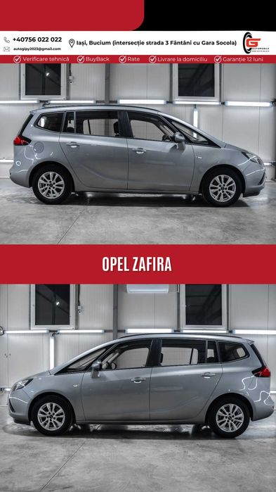 OPEL ZAFIRA 7Locuri Fab2015 Diesel Xenon Navi Climatronic Scaune sport