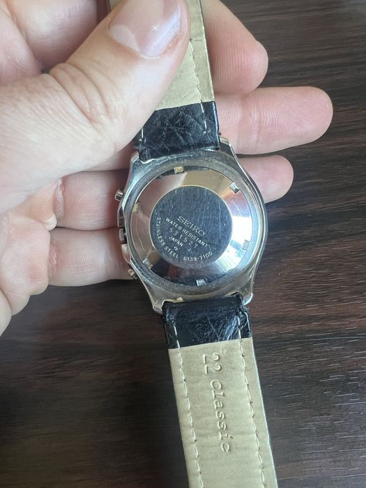 Seiko helmet chronograph
