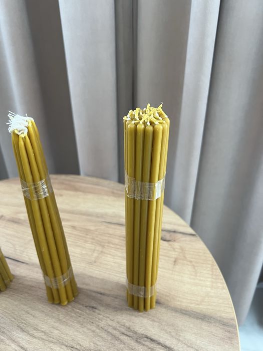 Lumânări din ceară naturală (Nuntă/Biserică/Înviere)