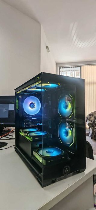 Мощнo Геймърско РС Intel I5 13500 14/20 Core/32Gb D5/1TB SSD/MSI 5060/Гаранция