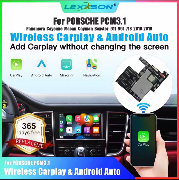 AndroidAuto / Apple CarPlay Porsche Cayenne PCM 3.1