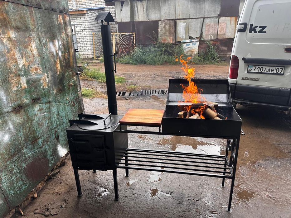 Мангалы с шампурами