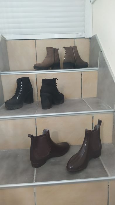 Обувки пролет-есен, кожени, текстил и лачени