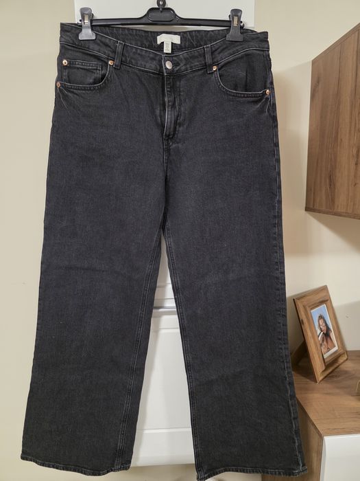 Дамски дънки НМ прав крачол