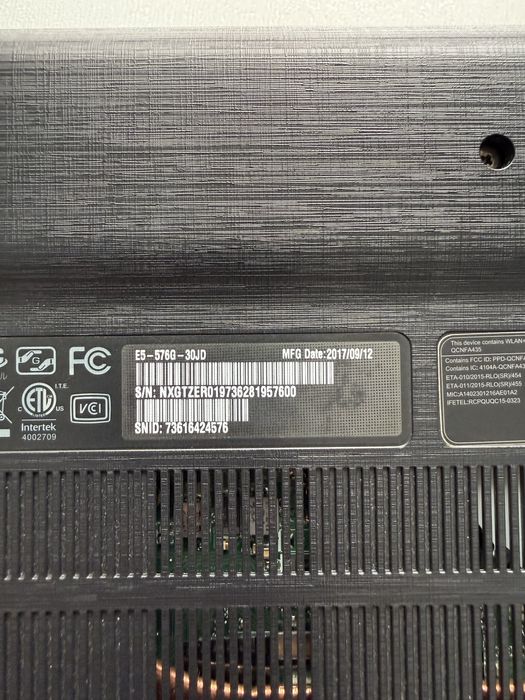 Ноутбук Acer Aspire E15 (E5-576G-30JD)