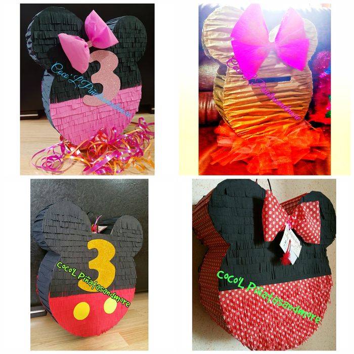 PiñataMinnieMickeyMouse,Pastelillo,Botez,BabyShower,BabyRiki,Gabby'sDo