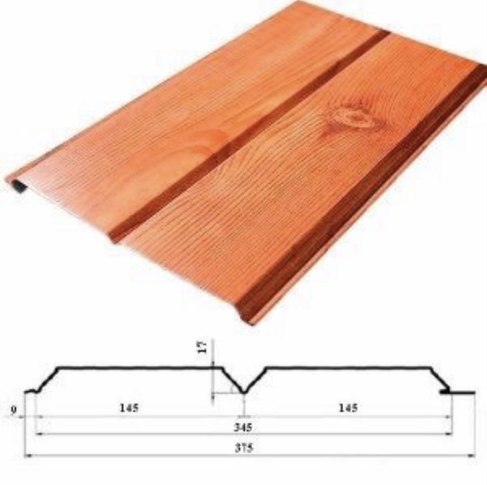 Сайдинг металлический. Европанель.