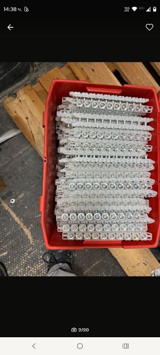 Hilti заряди 6.8/18, 6.8/11 и пирони X-ENP