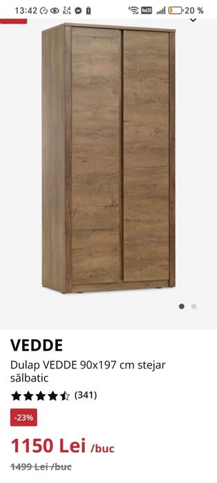 Vand urgent dulap Jysk-VEDDE