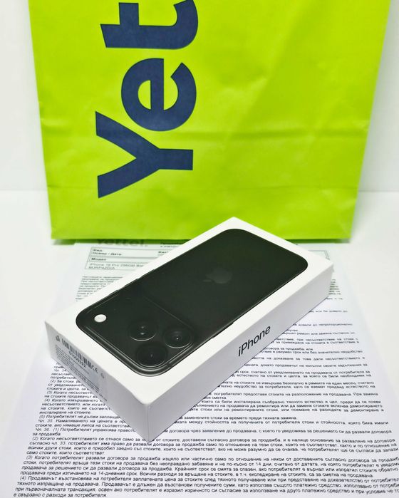 НОВ•iPhone 18 Pro 256GB Black•Гаранция