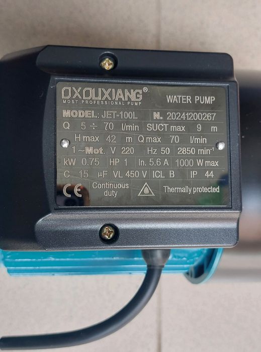 Самозасмукваща водна помпа за поливане 1 цол.