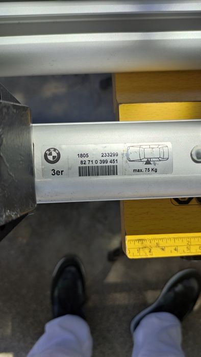 BMW E46 E39 Багажник за покрив (напречни греди, релси, рейлинг)