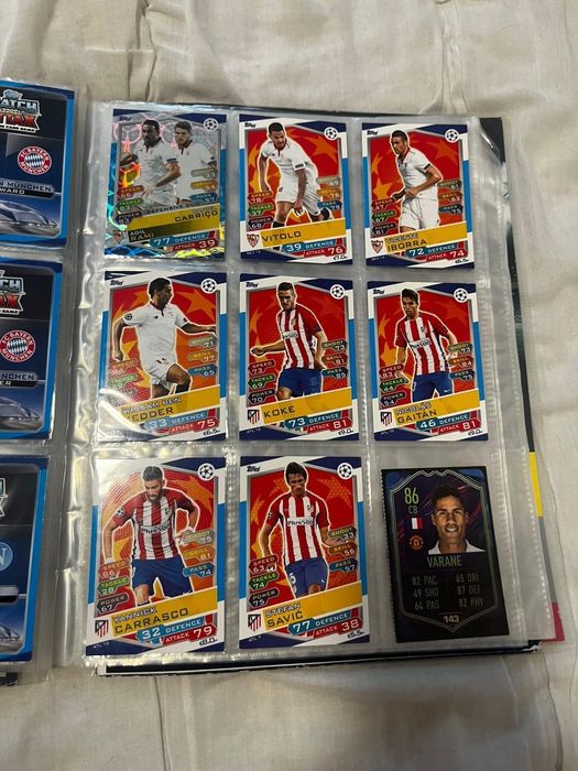 MATCH ATTAX колекция с много редки карти