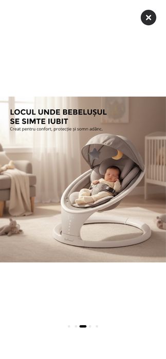 Leagan electric bebelusi evo smart