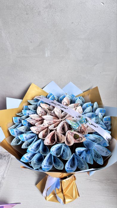 Денежные букеты на любую сумму