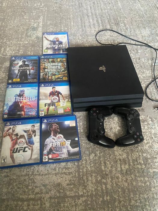 Ps4 pro 7 играми