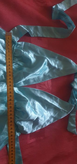 Top satinat nou turcoaz XS/ S