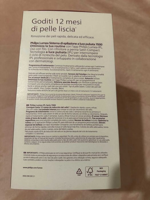 Philips Lumea IPL Hair Removal серия 7000 (BRI923/00)