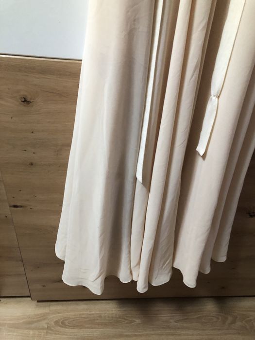 Rochie de seara din matase si catifea