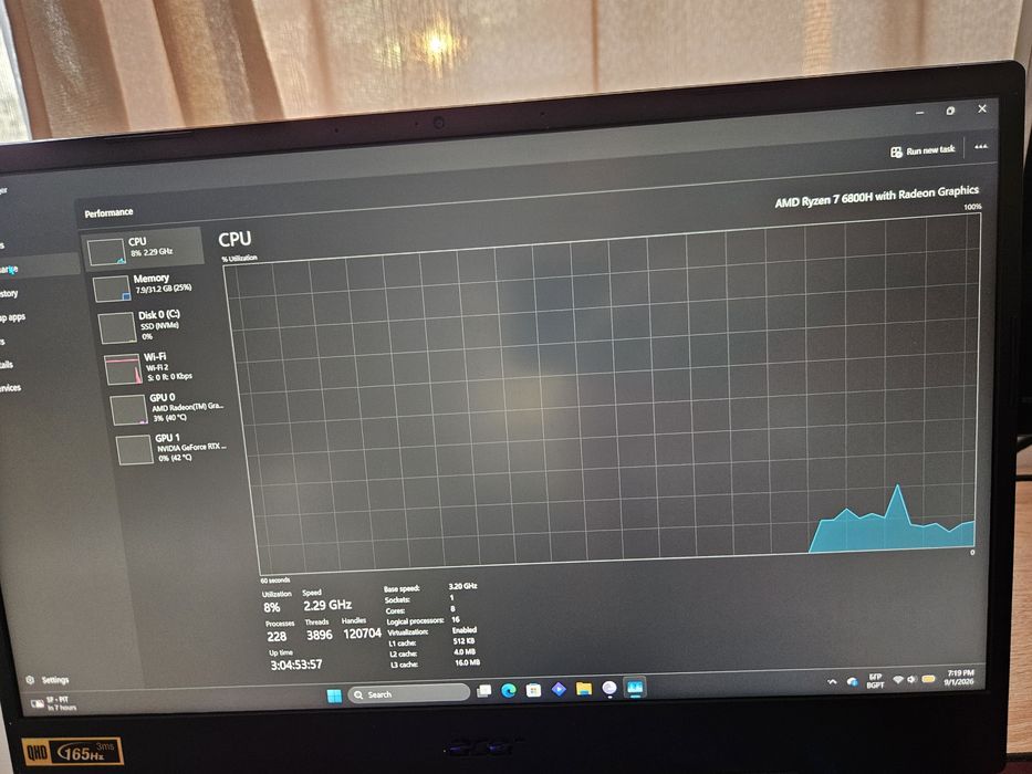 Acer nitro 5 RTX 3070