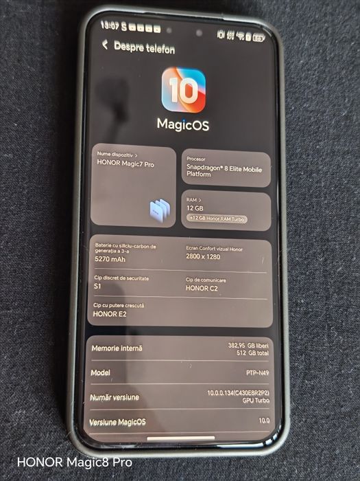 Honor magic  7 pro  în garanție