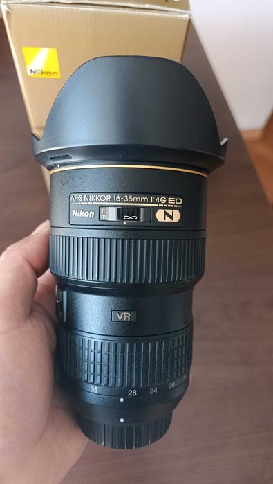 Obiectiv Nikon AF-S NIKKOR 16-35mm f/4G ED VR - Full Box + Filtru Hoya