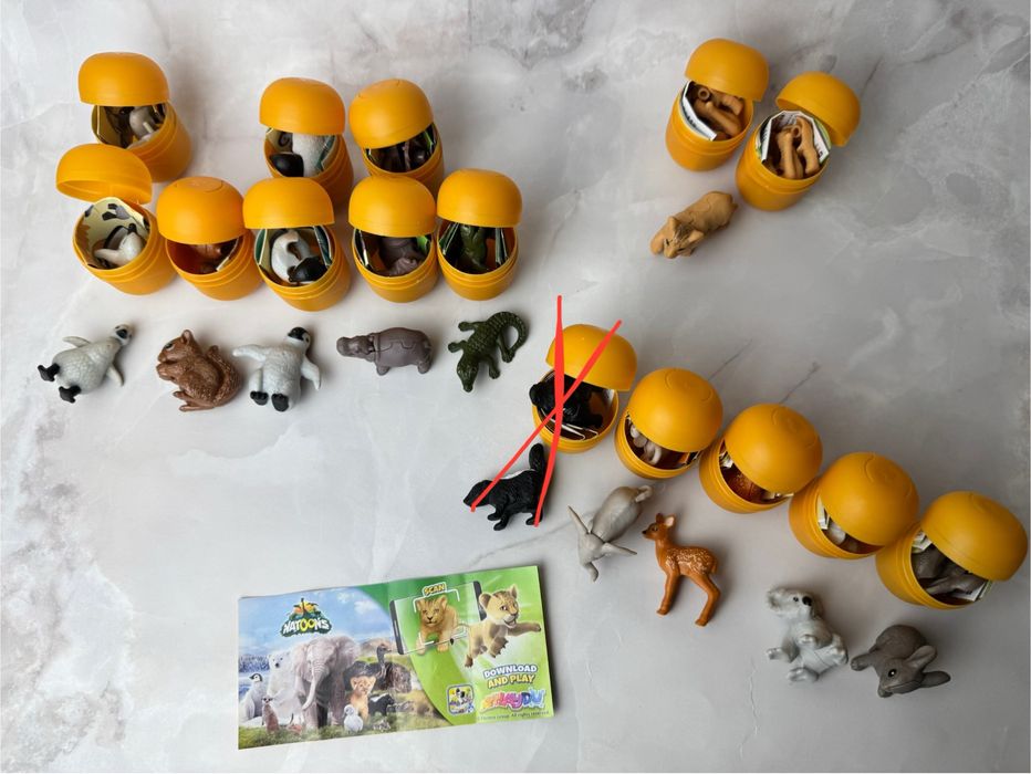 Продам фигурки киндер