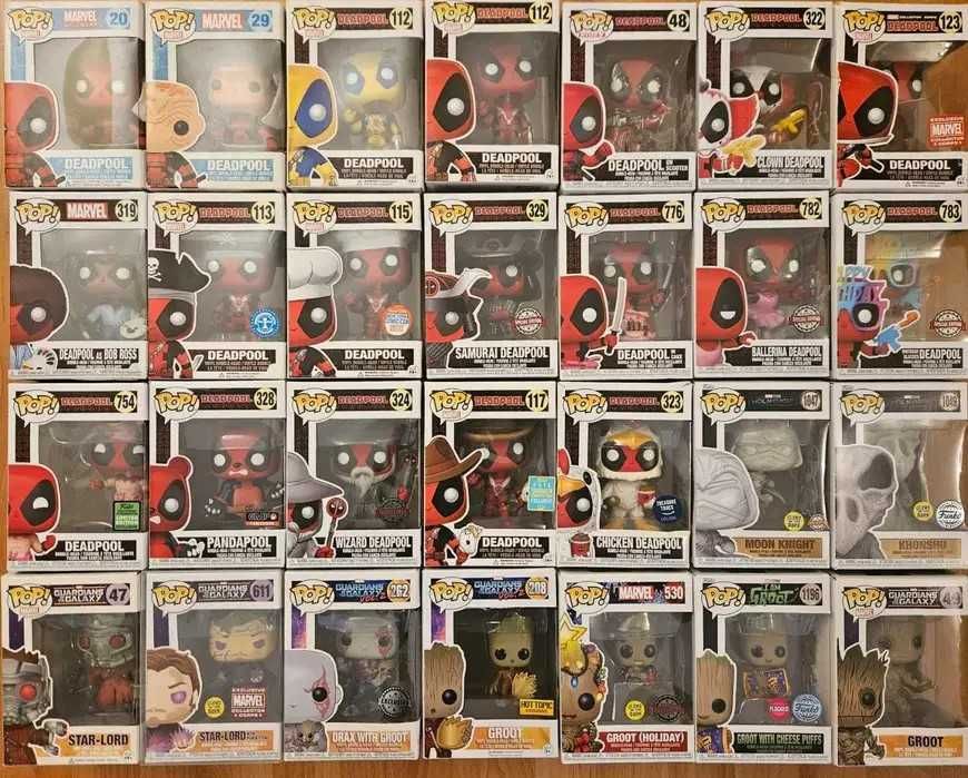 Marvel и DC Universe Funko pop
