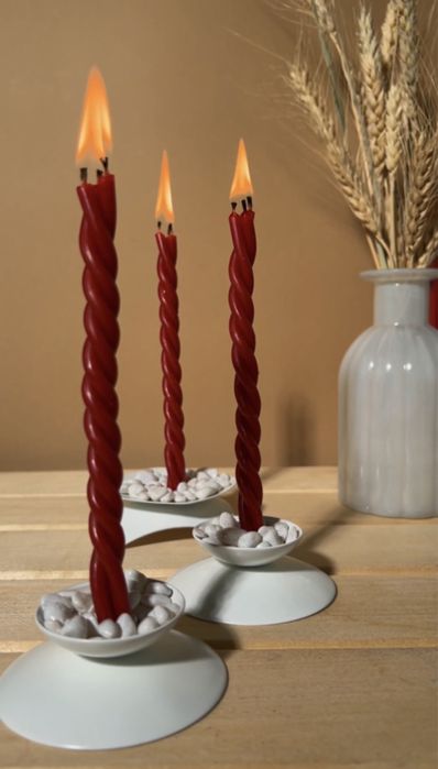 Свечи КРАСНЫЕ восковые