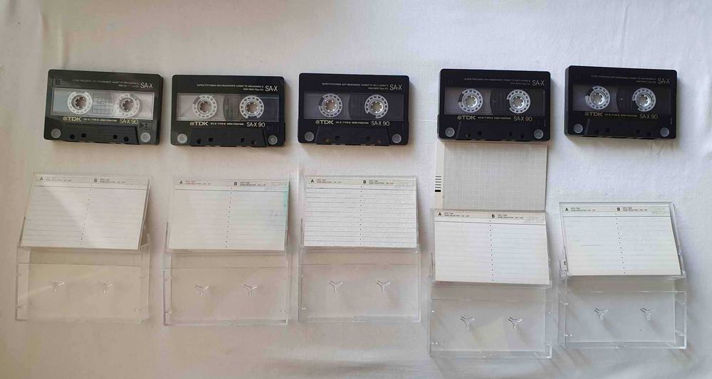 Аудио касети TDK SA-X90, TDK SA-X60, TDK SA-X100