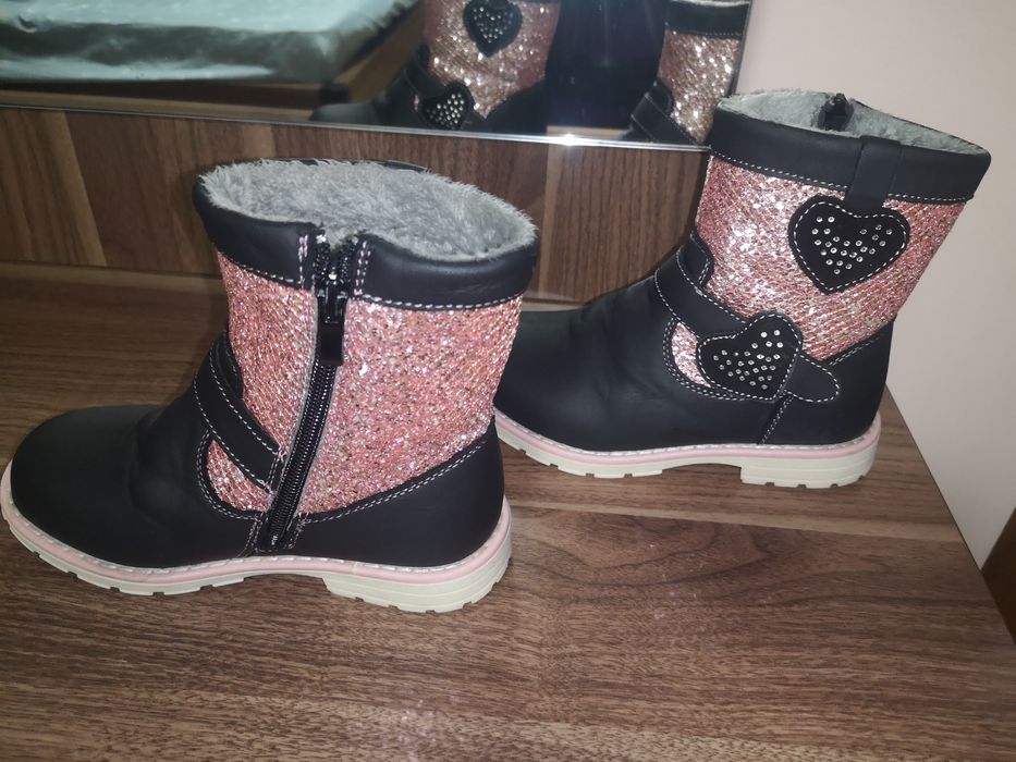 Детски кожени ботушки