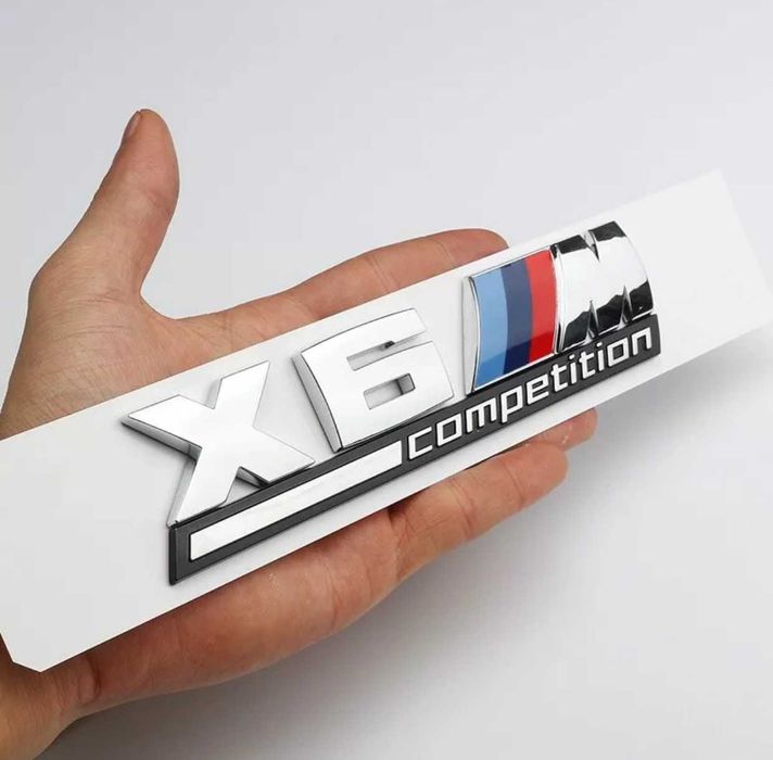 Emblema X6M Competition Embleme BMW stema sigla sticker logo ornament