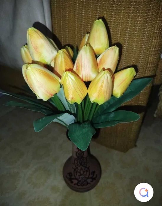 Тюльпаны жёлтые, искусственные
